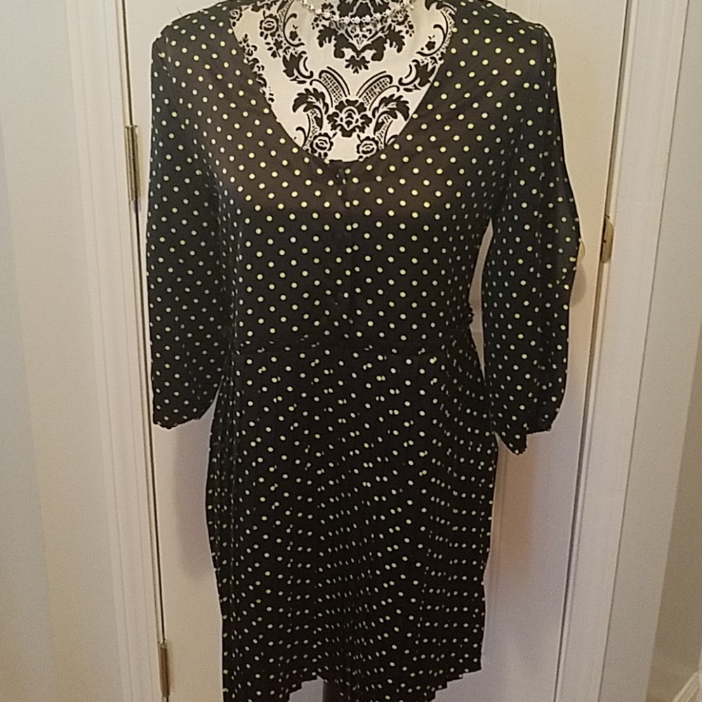 Sexy See-Trough PolkaDot Dress